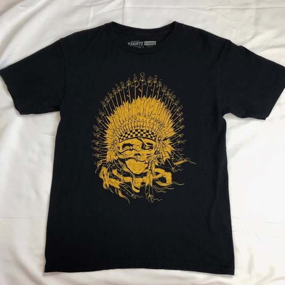 vans indian skull shirt